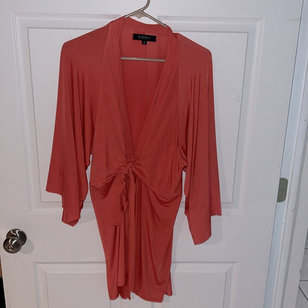 Blaque Market Kimono Sleeve Mini Dress